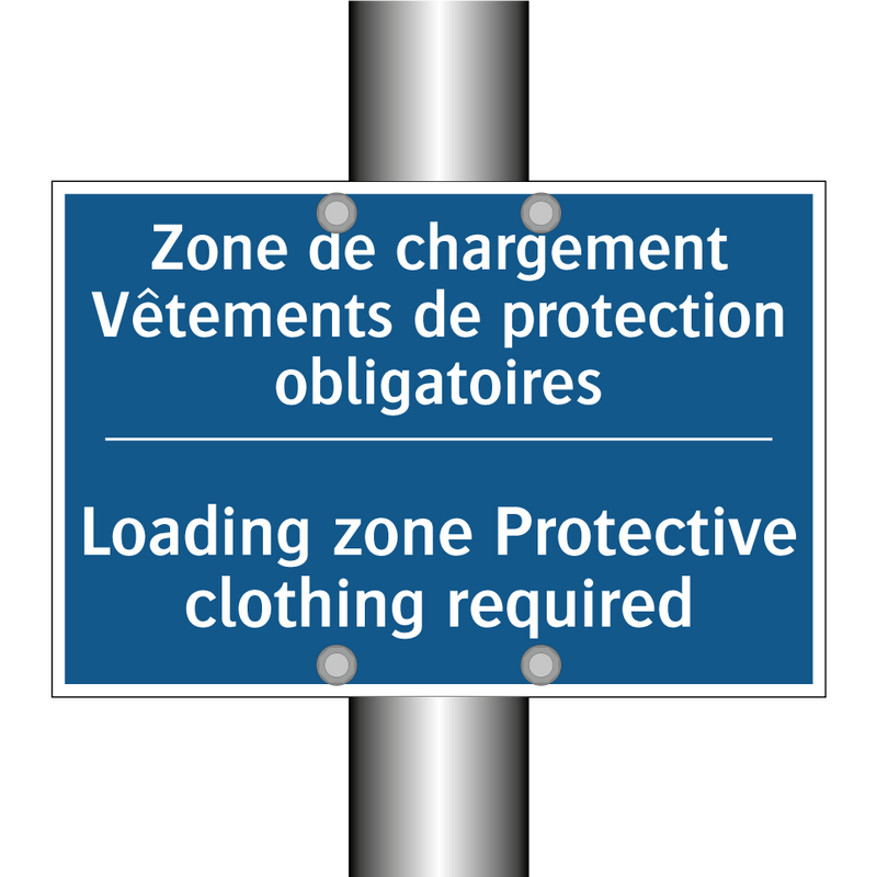 Zone de chargement Vêtements de  /.../ - Loading zone Protective clothing  /.../