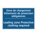 Zone de chargement Vêtements de  /.../ - Loading zone Protective clothing  /.../