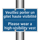 Veuillez porter un gilet haute  /.../ - Please wear a high-visibility  /.../