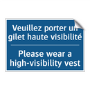 Veuillez porter un gilet haute  /.../ - Please wear a high-visibility  /.../