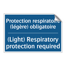 Protection respiratoire (légère)  /.../ - (Light) Respiratory protection  /.../