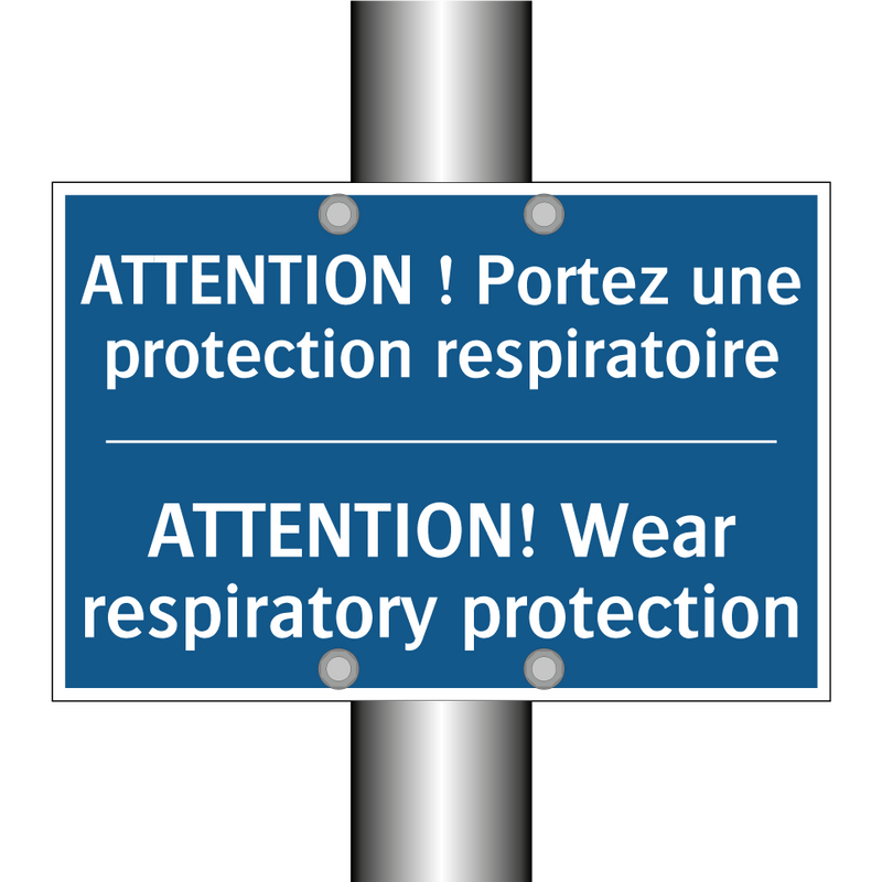 ATTENTION ! Portez une protection  /.../ - ATTENTION! Wear respiratory protection /.../