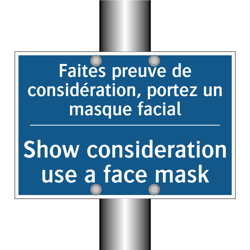 Faites preuve de considération,  /.../ - Show consideration use a face  /.../