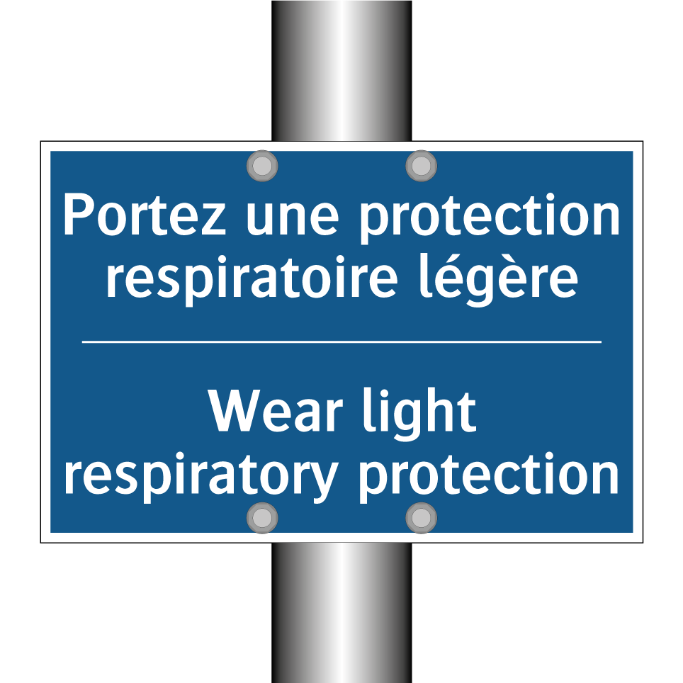 Portez une protection respiratoire  /.../ - Wear light respiratory protection /.../