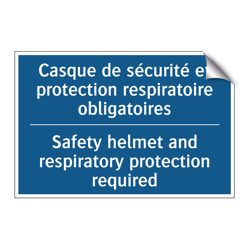 Casque de sécurité et protection  /.../ - Safety helmet and respiratory  /.../
