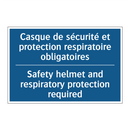 Casque de sécurité et protection  /.../ - Safety helmet and respiratory  /.../