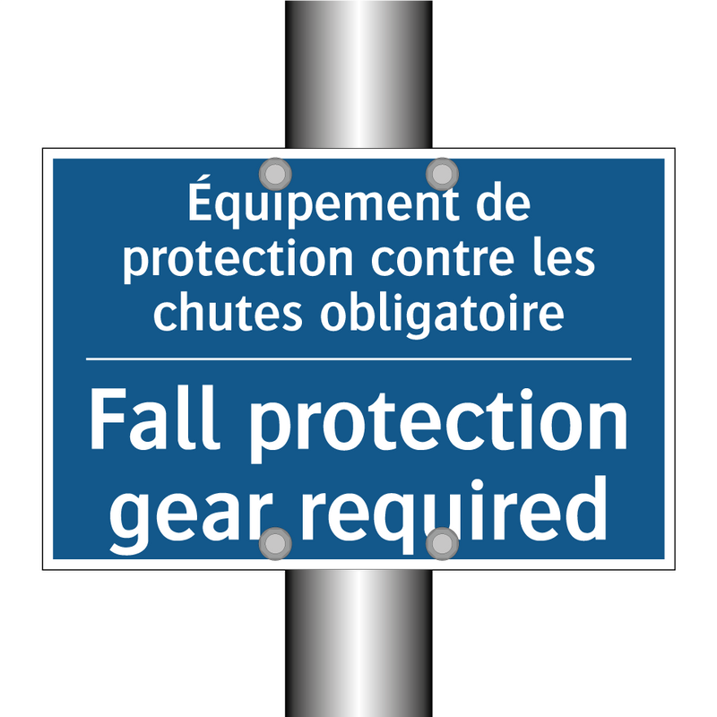 Équipement de protection contre  /.../ - Fall protection gear required