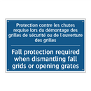 Protection contre les chutes requise  /.../ - Fall protection required when  /.../