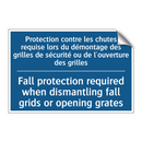 Protection contre les chutes requise  /.../ - Fall protection required when  /.../
