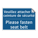 Veuillez attacher la ceinture  /.../ - Please fasten seat belt