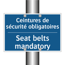 Ceintures de sécurité obligatoires /.../ - Seat belts mandatory