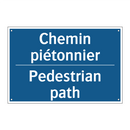 Chemin piétonnier - Pedestrian path