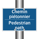 Chemin piétonnier - Pedestrian path