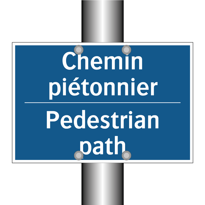 Chemin piétonnier - Pedestrian path