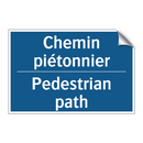 Chemin piétonnier - Pedestrian path