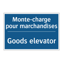 Monte-charge pour marchandises - Goods elevator
