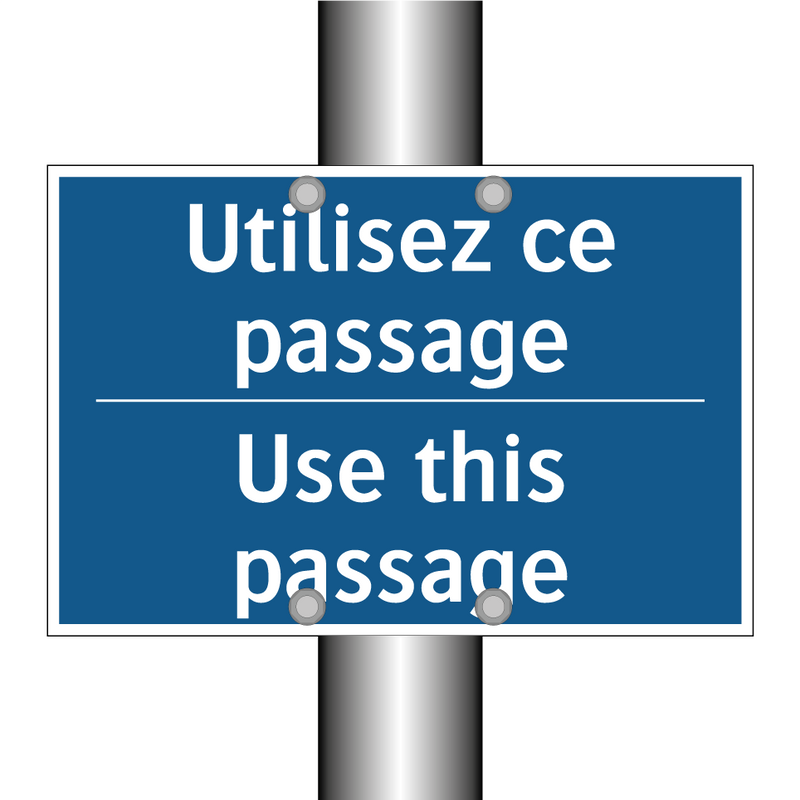 Utilisez ce passage - Use this passage