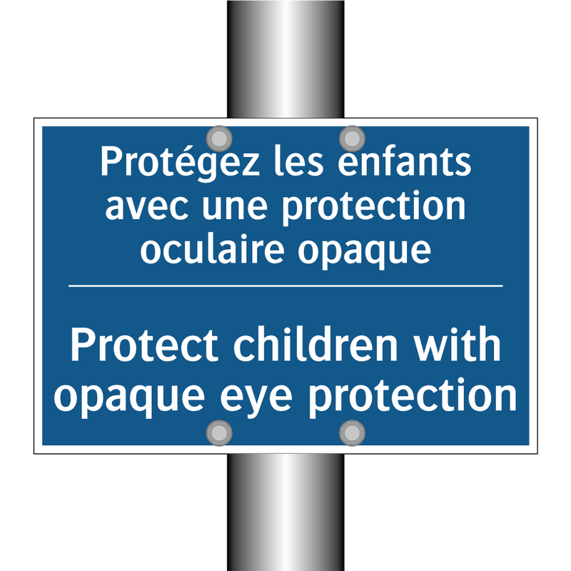 Protégez les enfants avec une  /.../ - Protect children with opaque eye  /.../