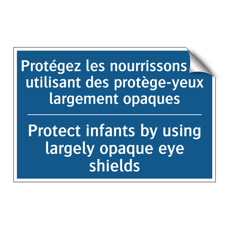 Protégez les nourrissons en utilisant  /.../ - Protect infants by using largely  /.../