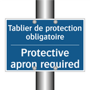 Tablier de protection obligatoire /.../ - Protective apron required