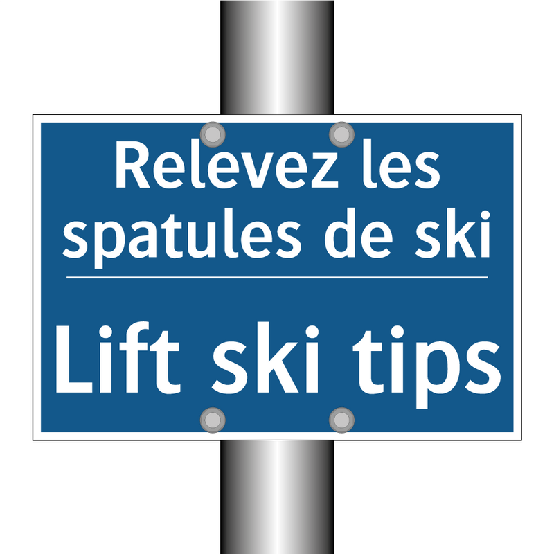 Relevez les spatules de ski - Lift ski tips