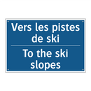 Vers les pistes de ski - To the ski slopes