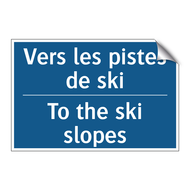 Vers les pistes de ski - To the ski slopes