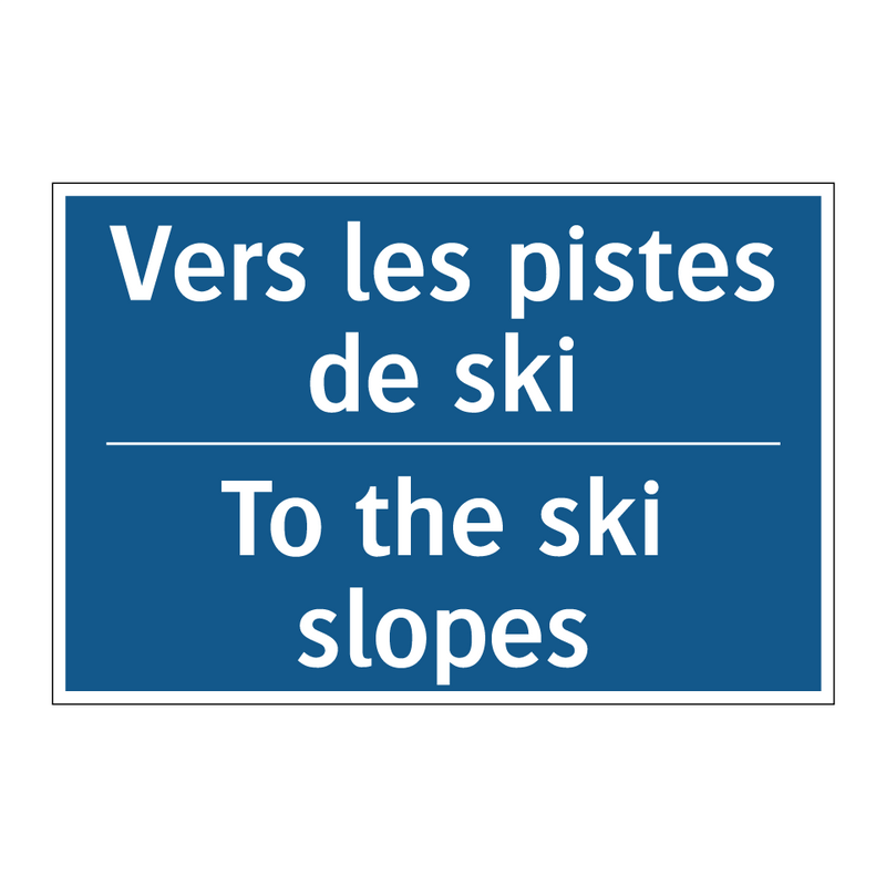 Vers les pistes de ski - To the ski slopes