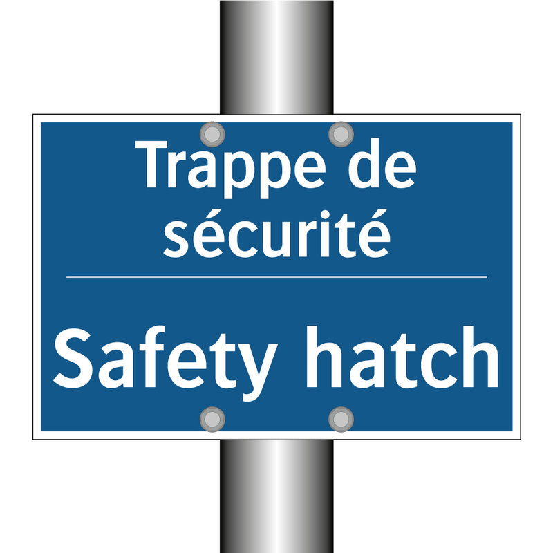 Trappe de sécurité - Safety hatch