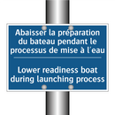 Abaisser la préparation du bateau  /.../ - Lower readiness boat during launching  /.../