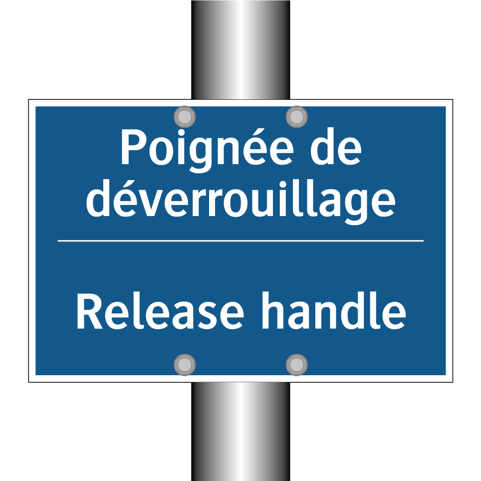 Poignée de déverrouillage - Release handle