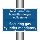 Sécurisation des bouteilles de  /.../ - Securing gas cylinder mandatory /.../