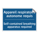 Appareil respiratoire autonome  /.../ - Self-contained breathing apparatus  /.../