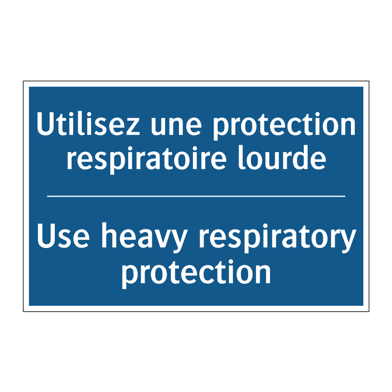 Utilisez une protection respiratoire  /.../ - Use heavy respiratory protection /.../