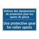 Utilisez des équipements de protection  /.../ - Use protective gear for roller  /.../