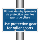 Utilisez des équipements de protection  /.../ - Use protective gear for roller  /.../