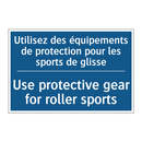 Utilisez des équipements de protection  /.../ - Use protective gear for roller  /.../