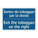 Sortez du toboggan par la droite /.../ - Exit the toboggan on the right