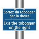 Sortez du toboggan par la droite /.../ - Exit the toboggan on the right