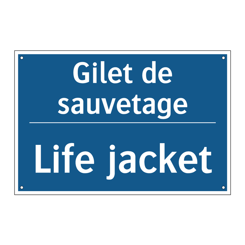 Gilet de sauvetage - Life jacket