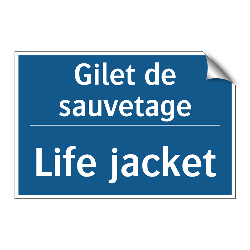 Gilet de sauvetage - Life jacket