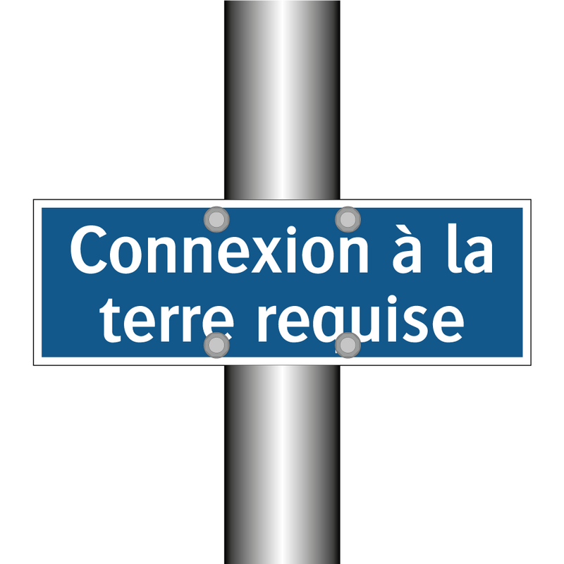 Connexion à la terre requise