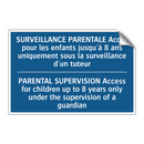 SURVEILLANCE PARENTALE Accès pour  /.../ - PARENTAL SUPERVISION Access for  /.../