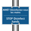 ARRÊT Désinfectez-vous les mains /.../ - STOP Disinfect hands