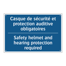 Casque de sécurité et protection  /.../ - Safety helmet and hearing protection  /.../