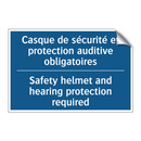 Casque de sécurité et protection  /.../ - Safety helmet and hearing protection  /.../