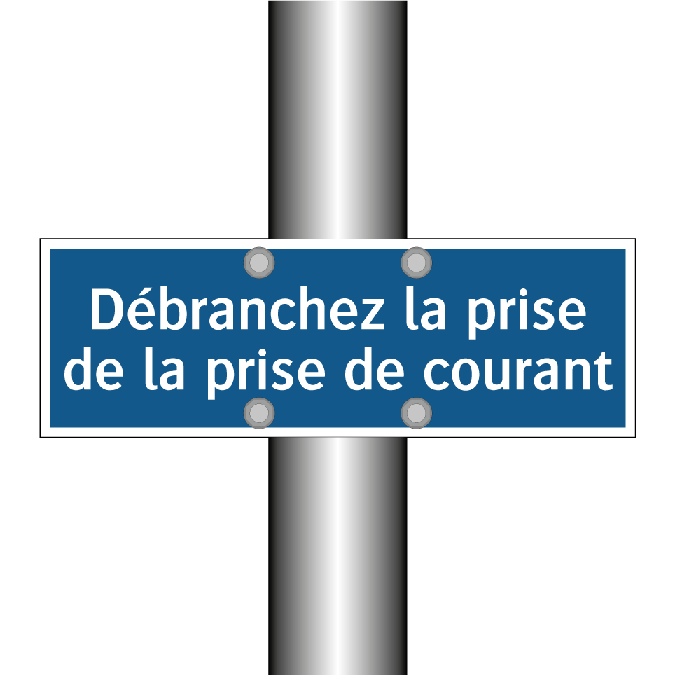 Débranchez la prise de la prise de courant