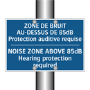 ZONE DE BRUIT AU-DESSUS DE 85dB  /.../ - NOISE ZONE ABOVE 85dB Hearing  /.../