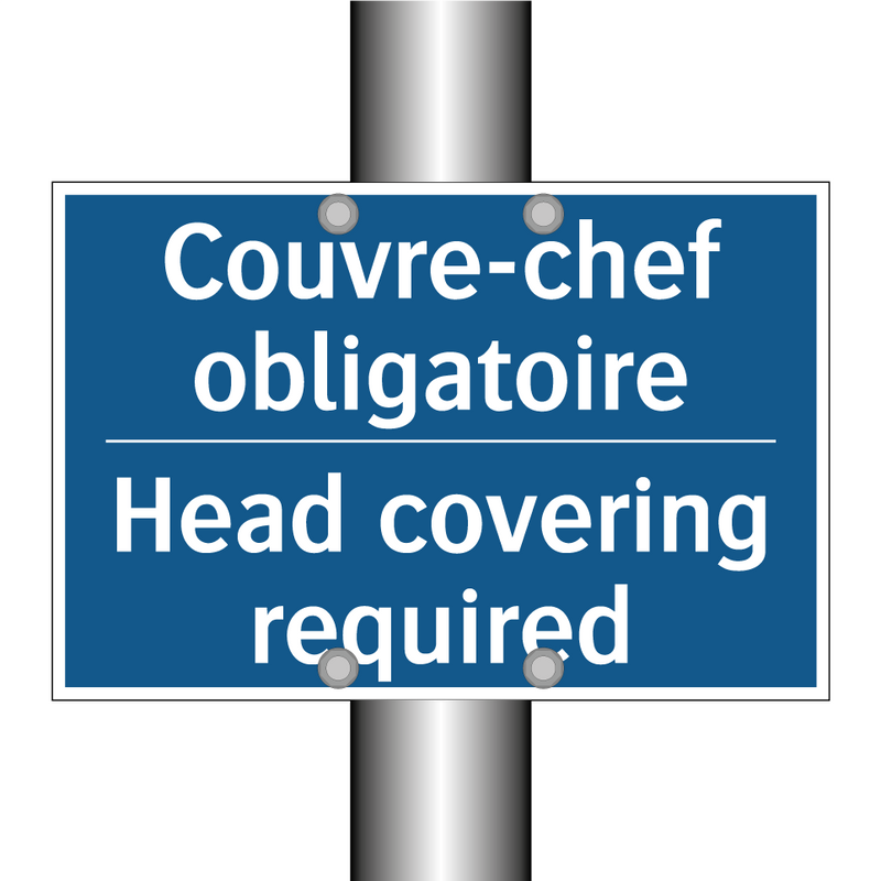 Couvre-chef obligatoire - Head covering required