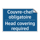 Couvre-chef obligatoire - Head covering required